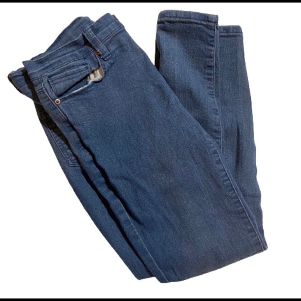 Forever 21 Medium Blue Stretchy Jeans Slim Fit